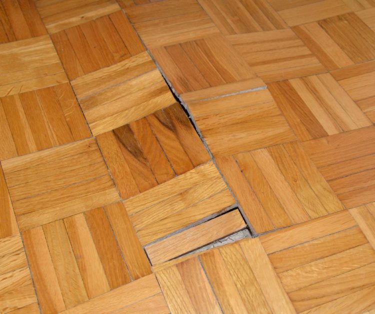 humidité parquet qui se soulève