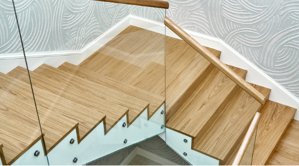 Parquet dans les escaliers